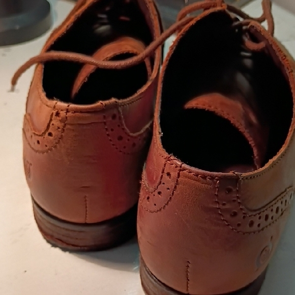 Elegant Tan Leather Oxfords main image 5